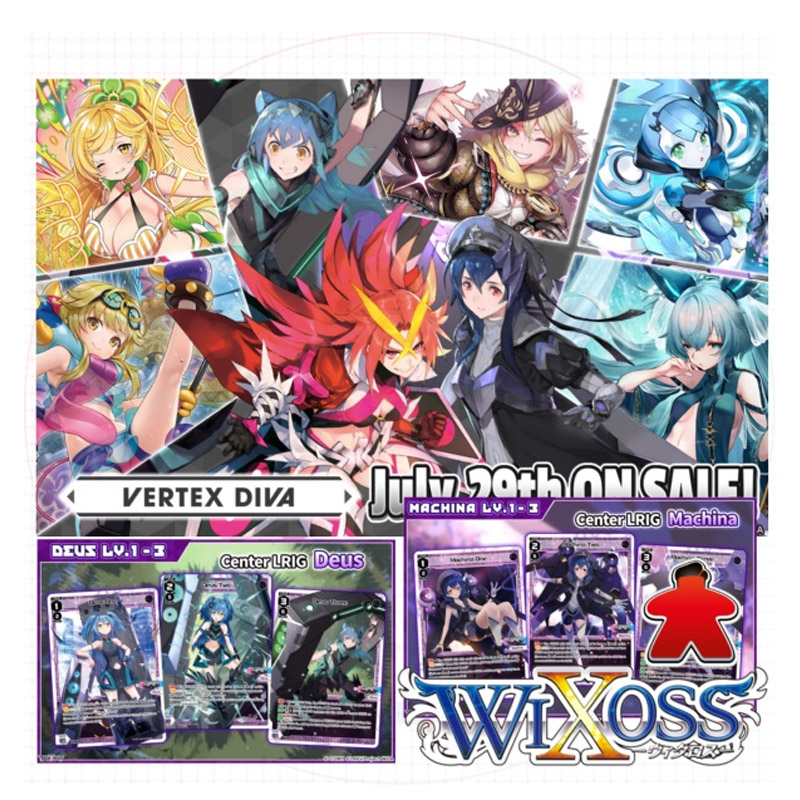 Wixoss Vertex Diva Serie 04 Boite 18 Boosters 5 Cartes